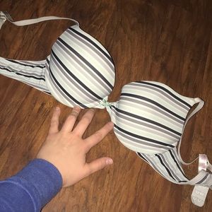 striped bra